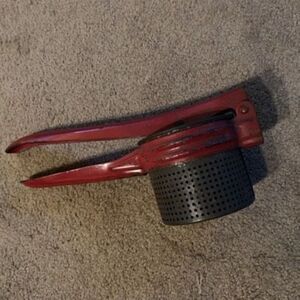Vintage Potato Masher Ricer Metal Press